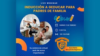 Inducción GEDUCAR para padres de familia