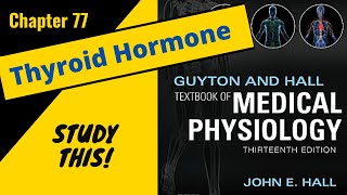 Guyton and Hall Medical Physiology (Chapter 77) REVIEW Thyroid Hormone || Study This!