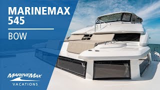 Bow | Tour the MarineMax 545 Power Catamaran