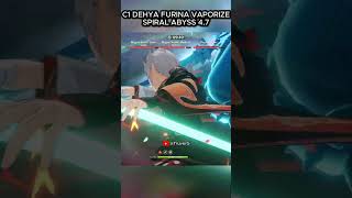 C1 Dehya Furina Vaporize Hypercarry Team Maguu Showcase Spiral Abyss 4.6