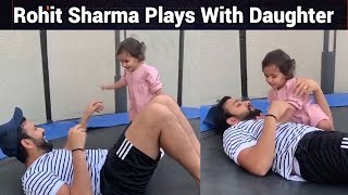 Rohit Sharma With Daughter Samaira Cute Video | Indian Cricketer #Rohitsharma and #SamairaSharma