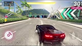 9 Asphalt° Corvette GS vs JESKO   (Caribbean map)