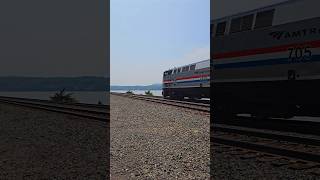 Amtrak Horn Salute Along The Hudson Near Rhinecliff, NY!