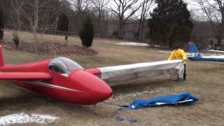 Daniel's First Flight in a Schweizer 1-26E, Sweet Red