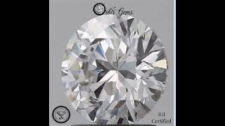 1.50ct Round E VS1 IGI certified Lab Diamond Side orbisgems