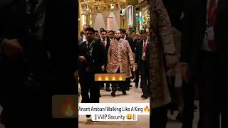 Anant Ambani Walking Like A King🔥 || Wedding Exclusive Video || The Ambani's #shorts #wedding #song