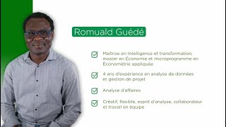 Profils en bref - Romuald Guédé