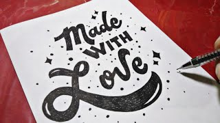 SIMPLE HAND LETTERING DESIGN | LETTERING DESIGN #04