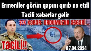 Ermənilər görün qapını qırıb nə etdi - Təcili xəbərlər gəlir