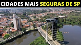 10 CIDADES MAIS SEGURAS DO ESTADO DE SÃO PAULO