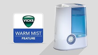 Vicks Warm Mist Humidifier V750 - Features