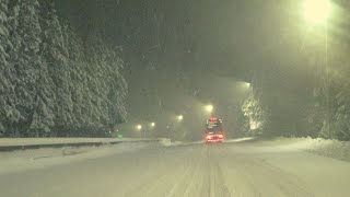 Como Viajar durante una tormenta de nieve !!!