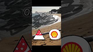 Shell's oil pipe leak incident.. #countryball #singapore #news