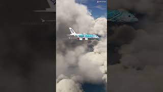 aesthetic landing of a Boeing 777 airplane EP7 #shorts