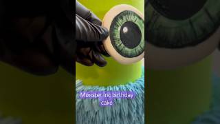 Monster Inc birthday cake #shorts #cake #cakeart #baking #birthdaycake #monsterinc #birthday