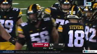 Iowa FG. Husker Football 2022 Nebraska at Iowa - 4th quarter. Time remaining: 5;45