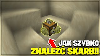 Jak SZYBKO i ŁATWO znaleźć SKARB w Minecraft🏆| Minecraft PORADNIK #shorts