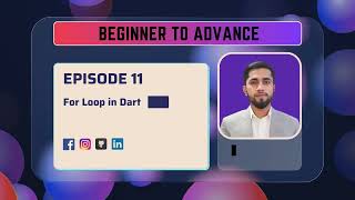 For loops in Dart | Dart Episode 11