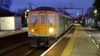 Trains at Patricroft - 19/12/23