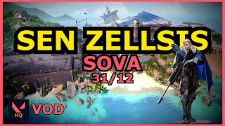 INSANE! SEN Zellsis as SOVA on BREEZE! | Valorant PRO VOD