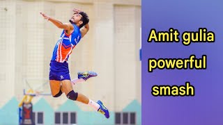 amit gulia powerful smash | sarvan all goa volleyball tournament | ajithlal | ashwal rai |