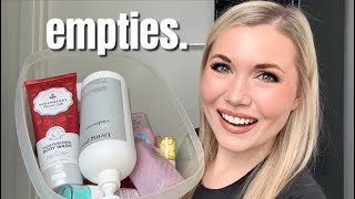 2 MONTH EMPTIES! // makeup, hair, skin, home fragrance