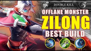 18 Kills!! Offlane Zilong FAST KILLER Late Game Monster!! - Build Top 1 Global Zilong ~ MLBB