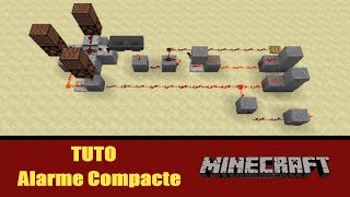 [TUTO] Alarme Compacte | Minecraft FR