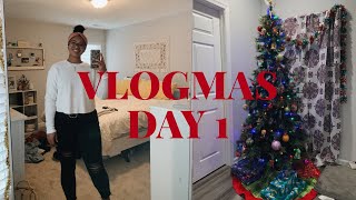 VLOGMAS DAY 1 | plan with me + decorating the xmas tree