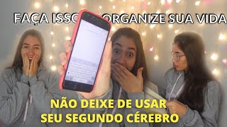 COMO ORGANIZAR SUA VIDA CRIANDO UM SEGUNDO CÉREBRO | Dica para não esquecer o que estuda