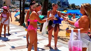 Benidorm Sunny Dicember 2023 Costa Blanca Spain 4K