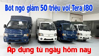 Bớt ngờ giảm giá 50 triệu với xe tải Tera 180 - Khủng khiếp !