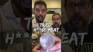 I ATE HORSE MEAT FOR THE 1ST TIME WITH @HeadbangersKitchen 🐴 🥩 😳