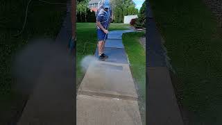 Oddly satisfying pressure washing asmr #satisfyingpressurewashing #pressurewashing