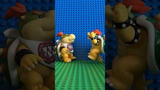 Bowser Jr VS Bowser! #mario #lego #stopmotion #animation