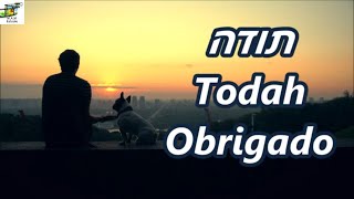 Todah - Obrigado - Haim Moshe