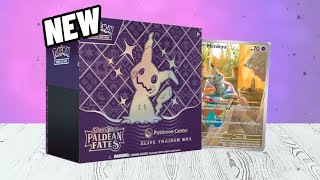 NEW POKEMON PALDEAN FATES ETB ARE SHINY✨(OPENING CARDS)