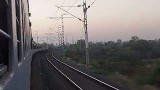 Bharuch Curve,Narmada River And Crossing With valsad Intercity Express At Bharuch #indianrailways