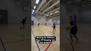 Working On Different Ways Of Stepping Into Your Jumpshot