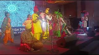 Folk music performance at Rangla Punjab 1st tourism summit & travel Mart 2023