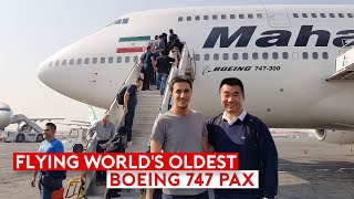 World’s Oldest and Last Active B747 Classic - Mahan Air B747-300