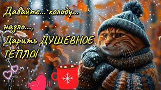 🌞☕Самого доброго осеннего  утра!🍁Благословенного дня!🌞Красивая музыкальная открытка