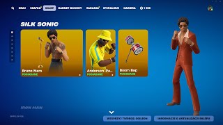 SKLEP FORTNITE 23.09.2024 *BRUNO MARS I ANDERSON .PAAK POWRÓT, KAMISIA, ISABELLE, WILK*