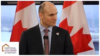 Minister Duclos Launches the National Housing Strategy