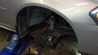 2011 chevy Impala wheel bearing replacement. (Due to abs sensor code)