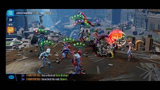 Doom Raid 1 normal difficulty second bio node - Web Warriors - Marvel Strike Force