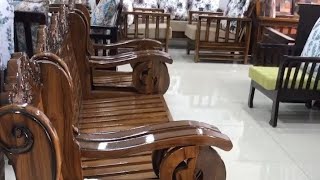 Full Teak wood sofa design | wooden sofa come bed | wooden sofa set |Diamond Enterprises #sofa