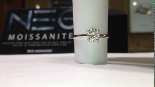 NEO MOISSANITE RING IN 14K GOLD