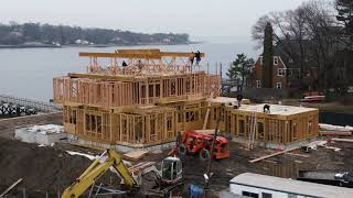 Frame To Finish - Delivery for a North Shore Long Island New Home