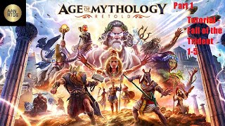 🔴Age of Mythology Retold First Time Play Part 1 Tutorial and Fall of the Trident 1-5